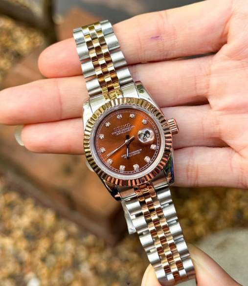 SEIKOJUST - CHOCOLATE JEWEL DIAL