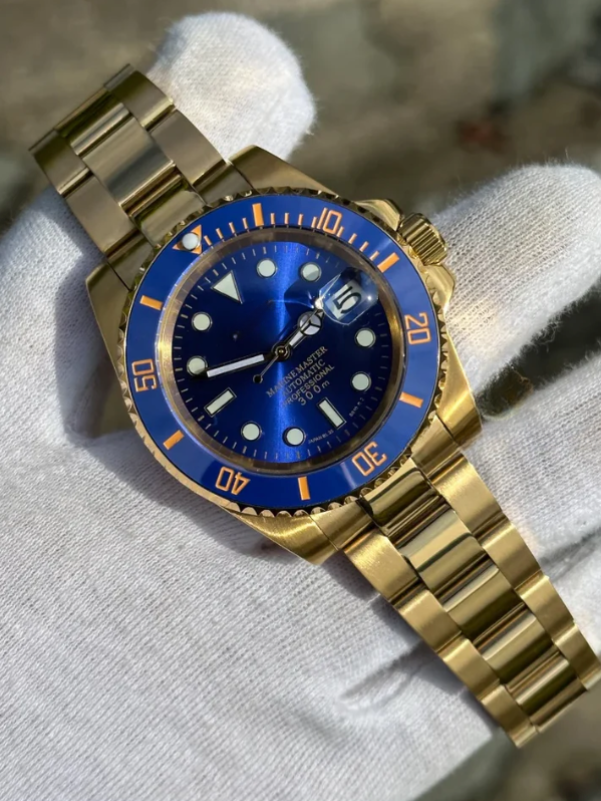 SEIKOMARINER - GOLD BLUE DIAL