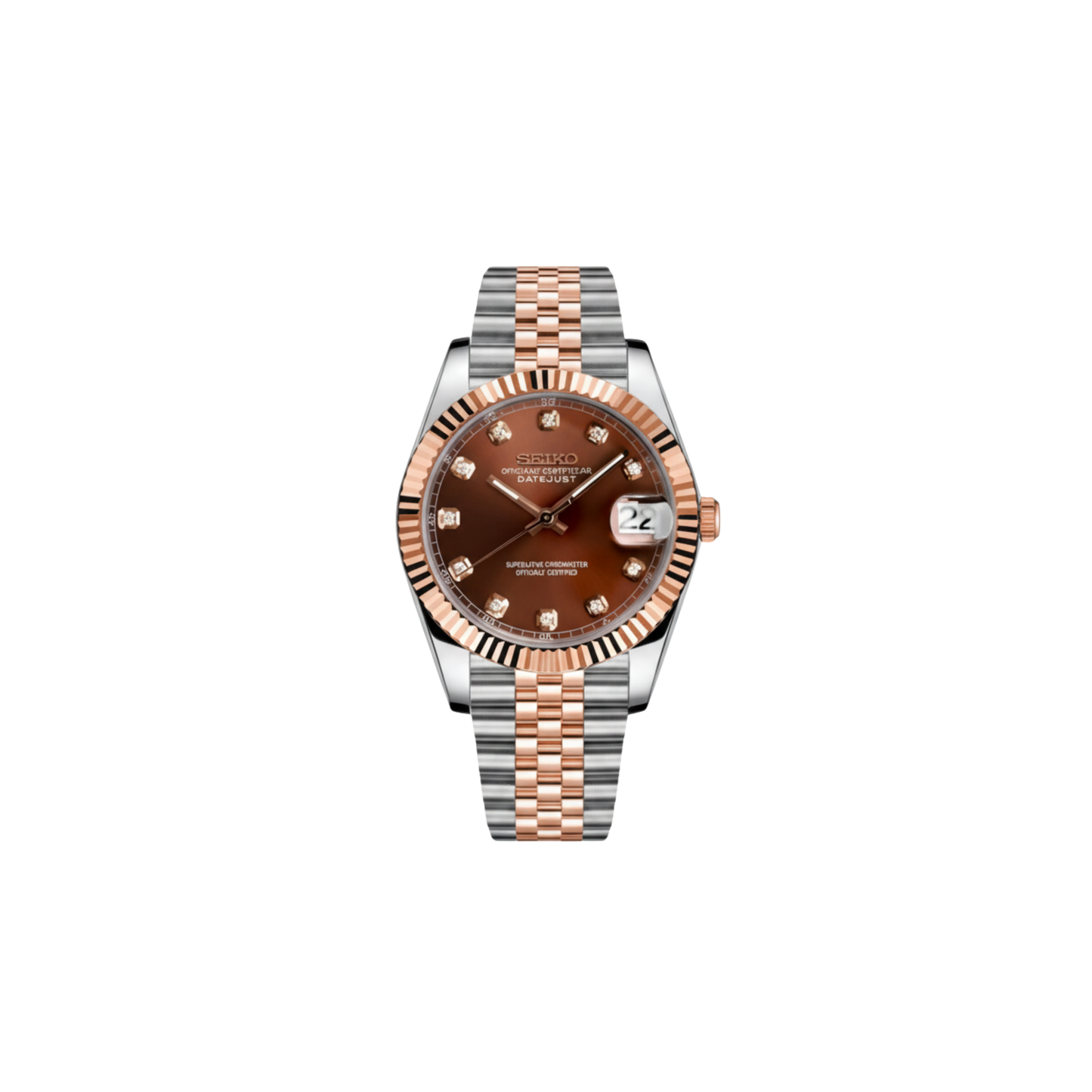 SEIKOJUST - CHOCOLATE JEWEL DIAL