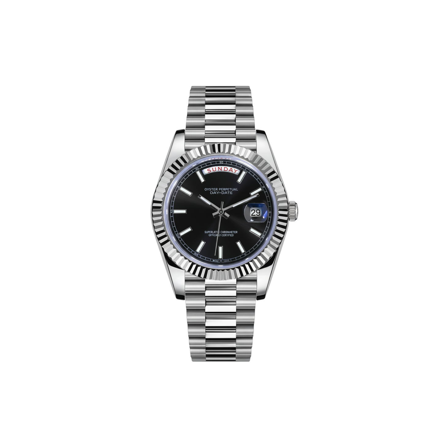 SEIKOJUST - DAYDATE BLACK