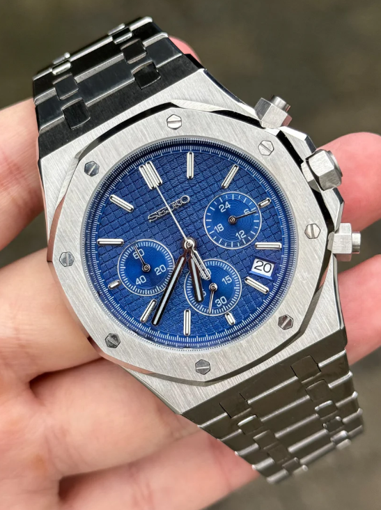 ROYAL SEIKOAK - BLUE CHRONOGRAPH