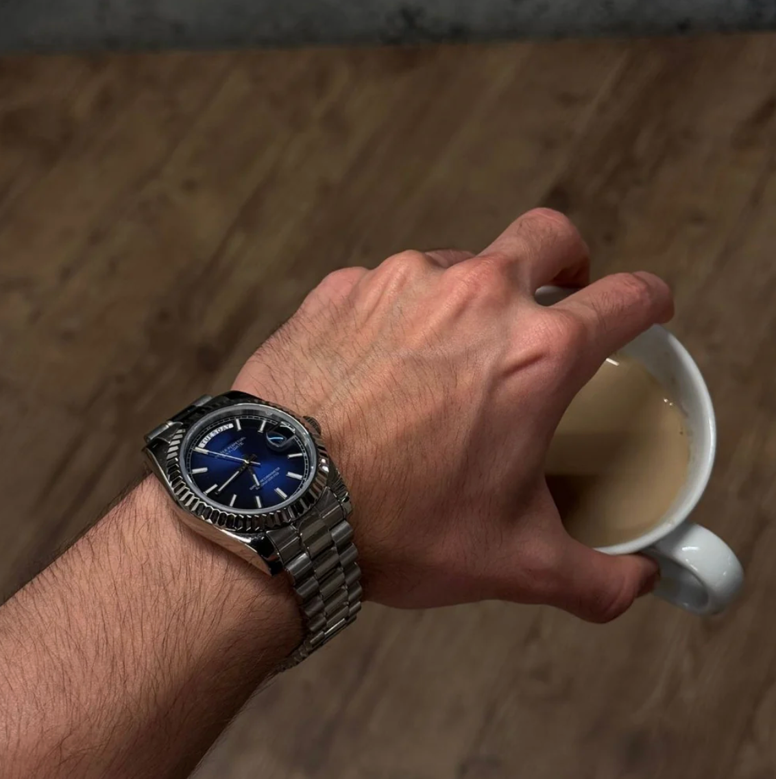SEIKOJUST - DAYDATE BLUE