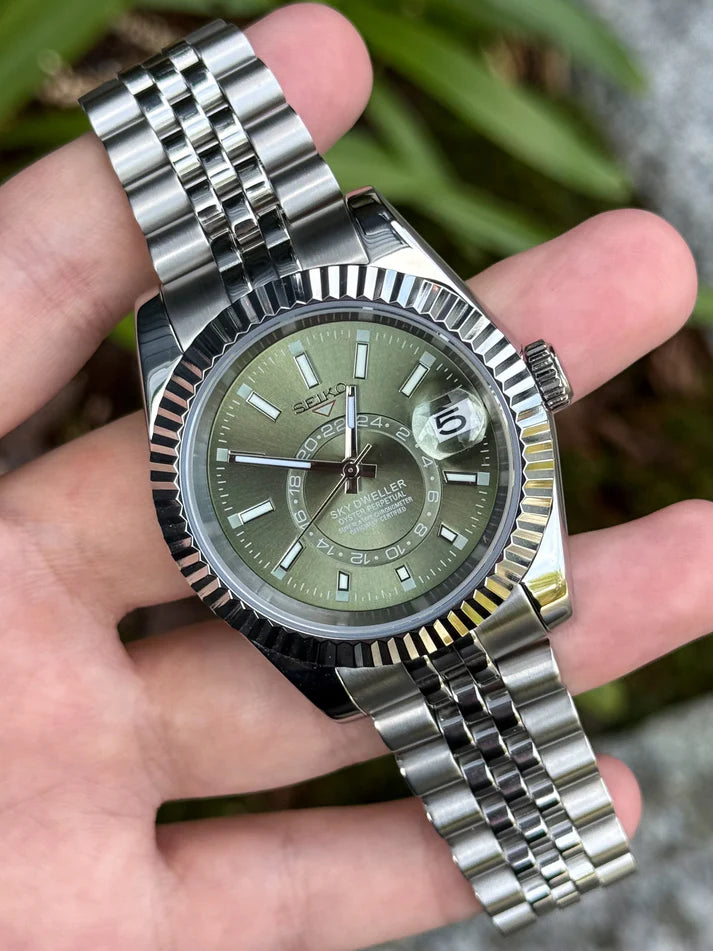SEIKOJUST - SKY DWELLER MINT GREEN