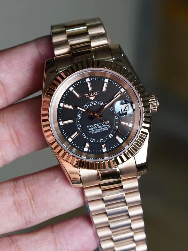 SEIKOJUST - SKY DWELLER ROSE GOLD
