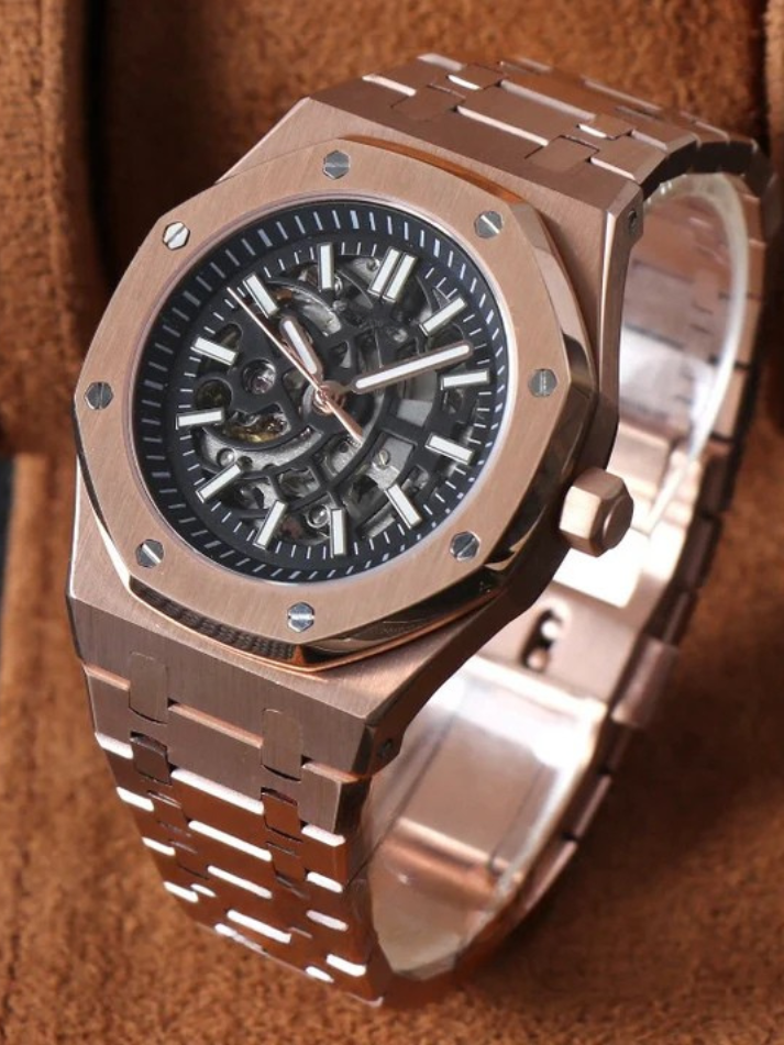 ROYAL SEIKOAK - ROSE GOLD SKELETON
