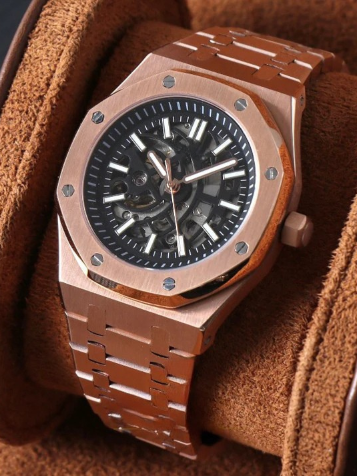 ROYAL SEIKOAK - ROSE GOLD SKELETON