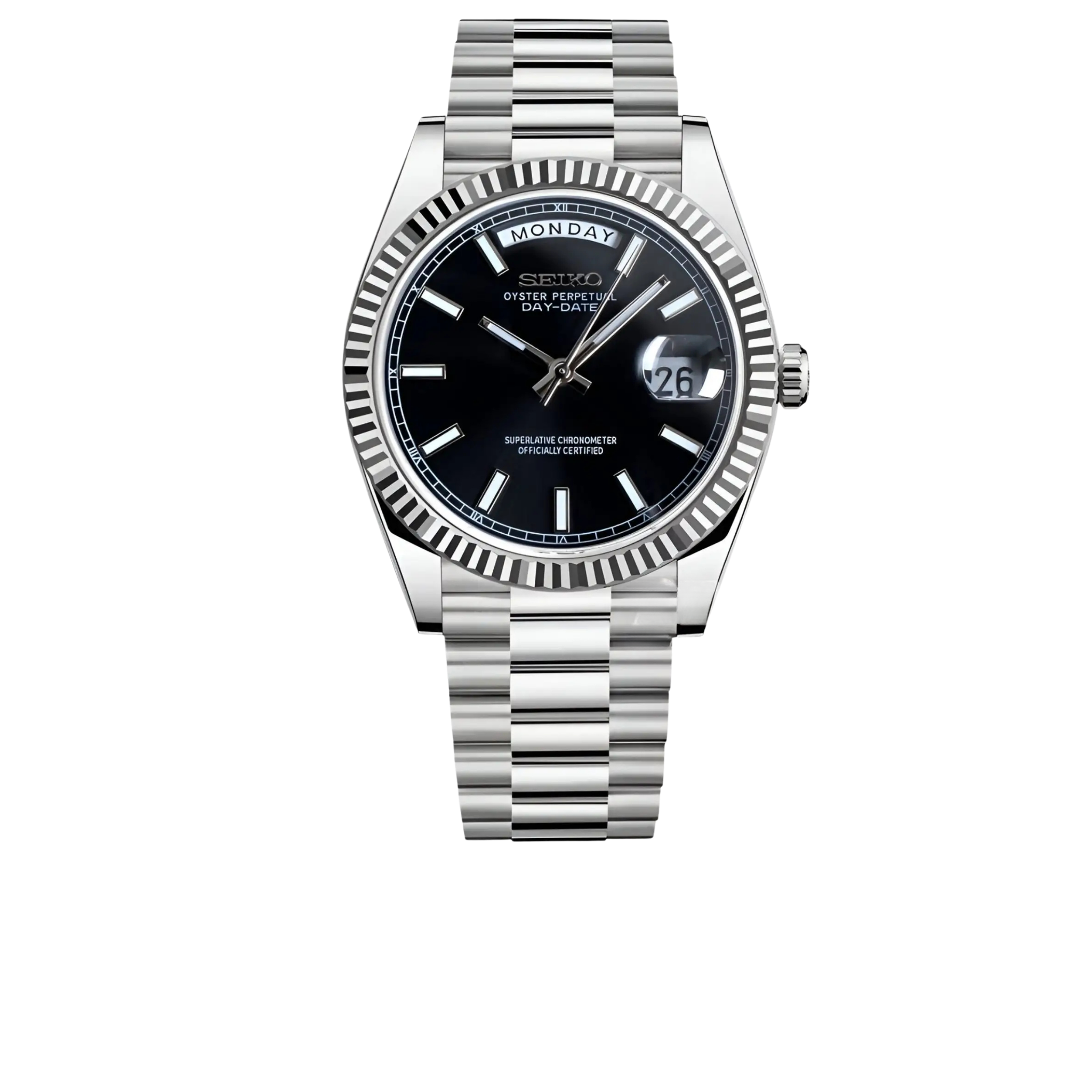 SEIKOJUST - DAYDATE BLACK