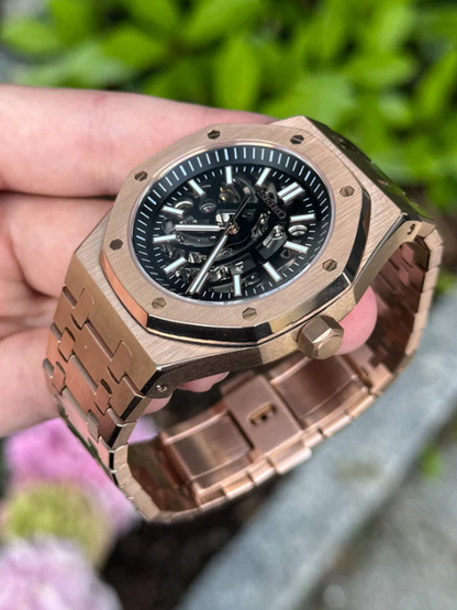 ROYAL SEIKOAK - ROSE GOLD SKELETON