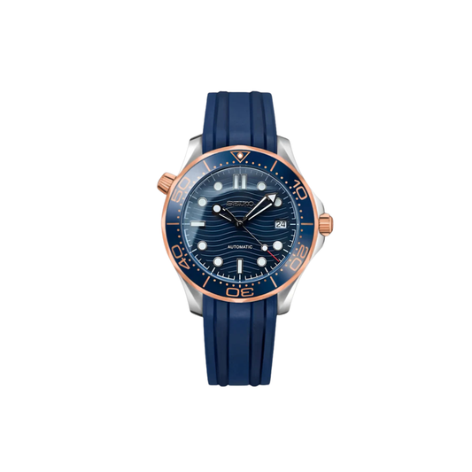 SEIKOMASTER - ROSE GOLD & BLUE