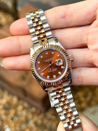 SEIKOJUST - CHOCOLATE JEWEL DIAL