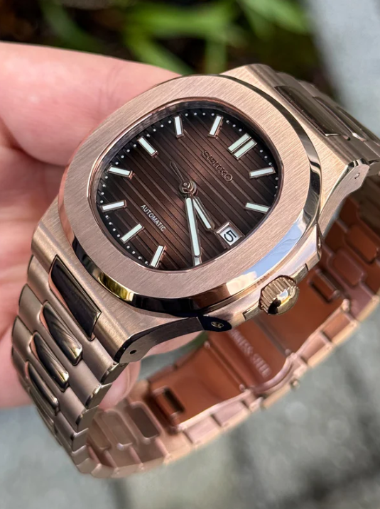 NAUTIKO - ROSE GOLD BROWN