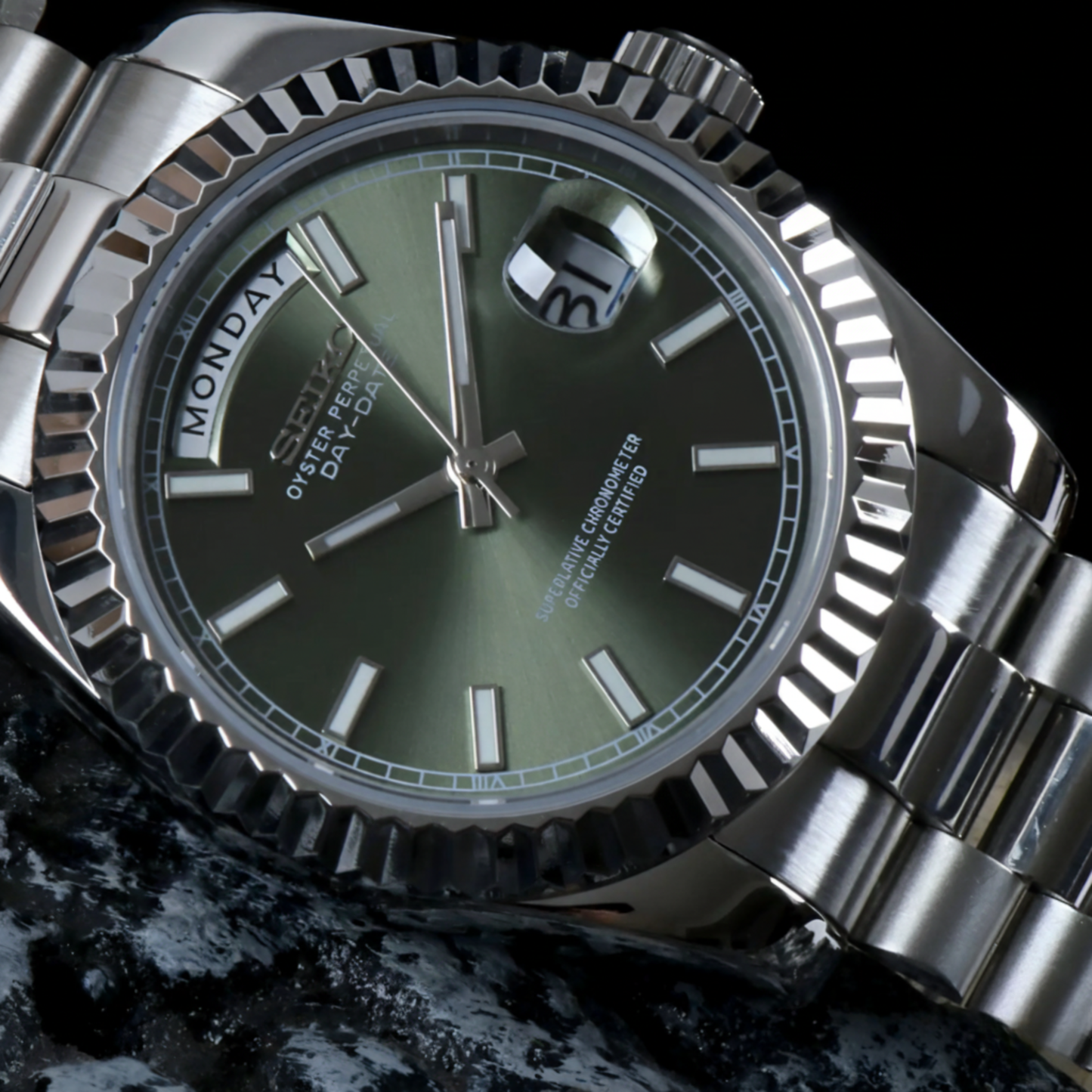 SEIKOJUST - DAYDATE MINT GREEN