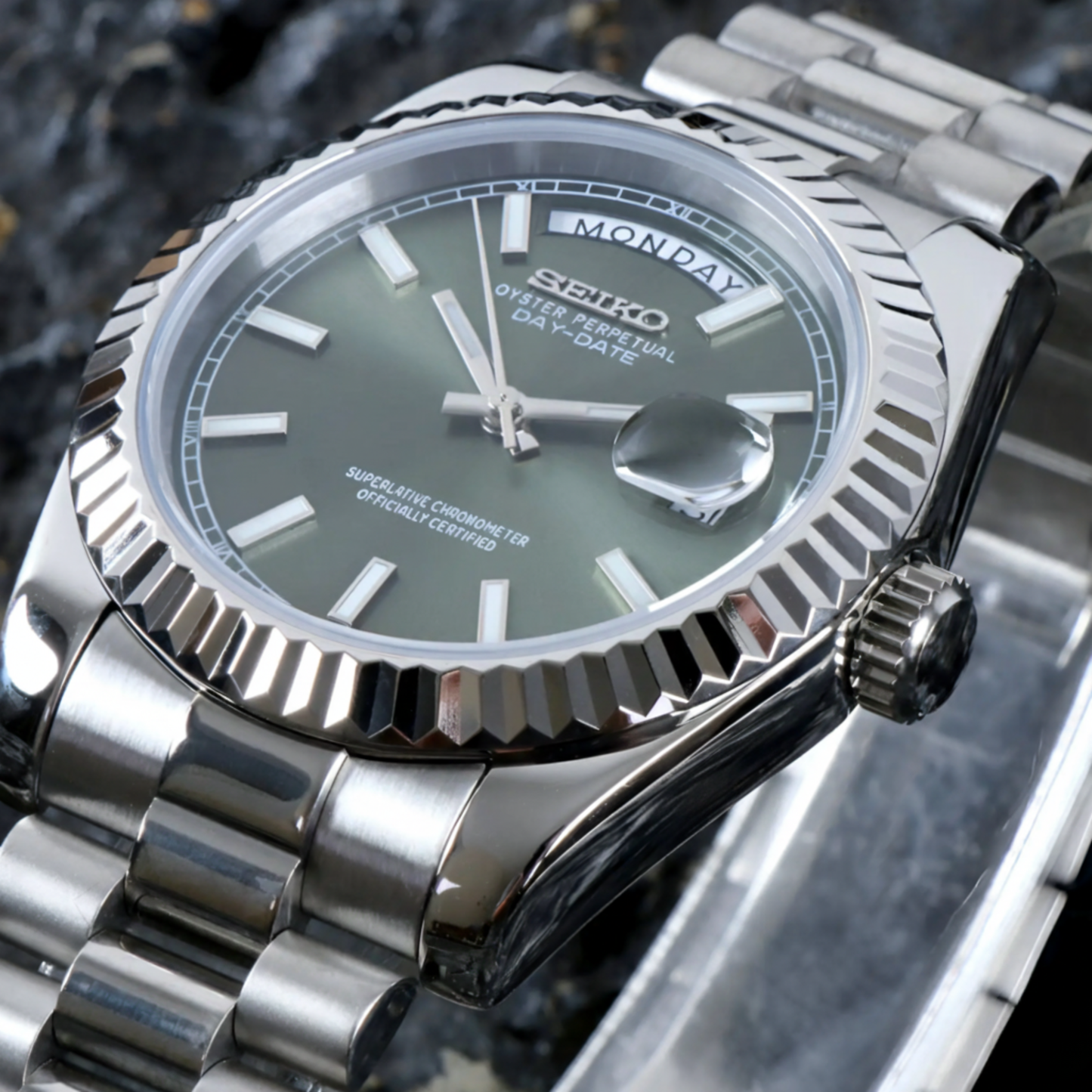 SEIKOJUST - DAYDATE MINT GREEN