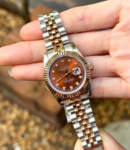SEIKOJUST - CHOCOLATE JEWEL DIAL