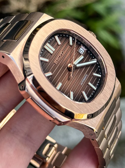 NAUTIKO - ROSE GOLD BROWN