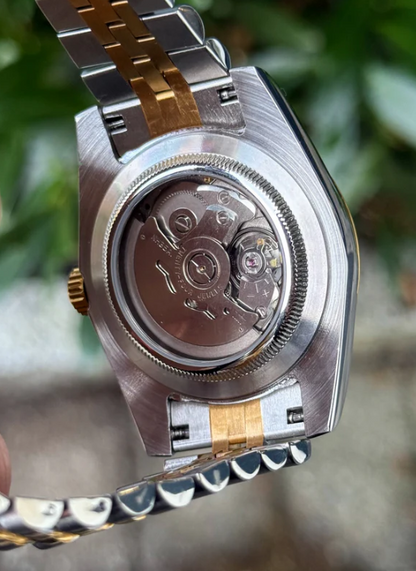 SEIKOJUST - SKY DWELLER TWO TONE BLACK DIAL