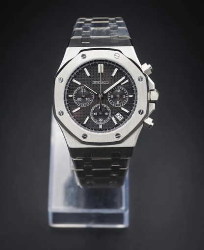ROYAL SEIKOAK - BLACK CHRONOGRAPH