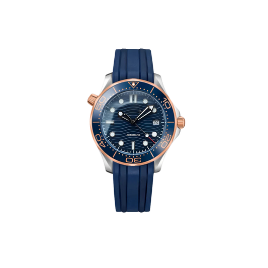 SEIKOMASTER - ROSE GOLD & BLUE