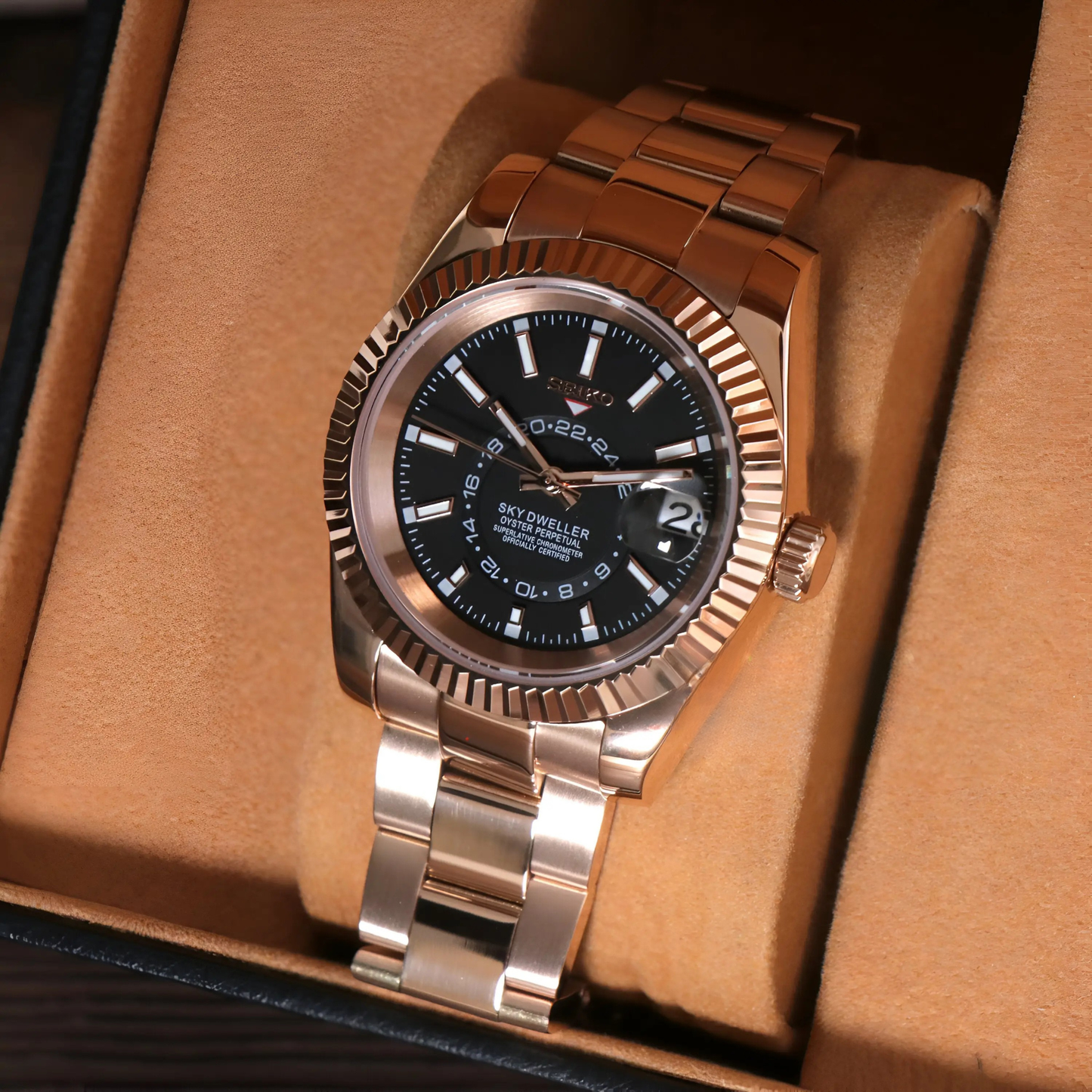 SEIKOJUST - SKY DWELLER ROSE GOLD