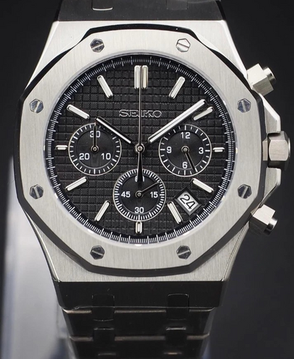 ROYAL SEIKOAK - BLACK CHRONOGRAPH
