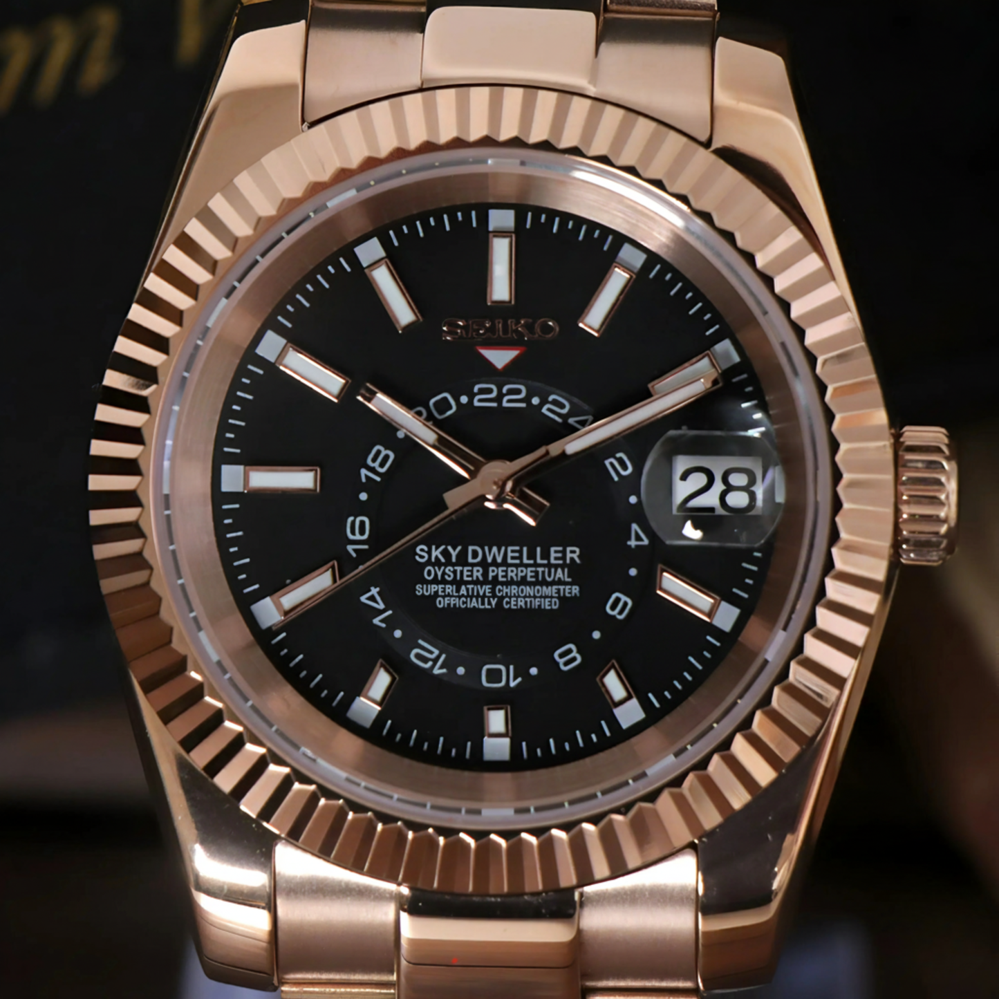 SEIKOJUST - SKY DWELLER ROSE GOLD