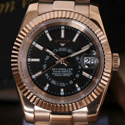 SEIKOJUST - SKY DWELLER ROSE GOLD