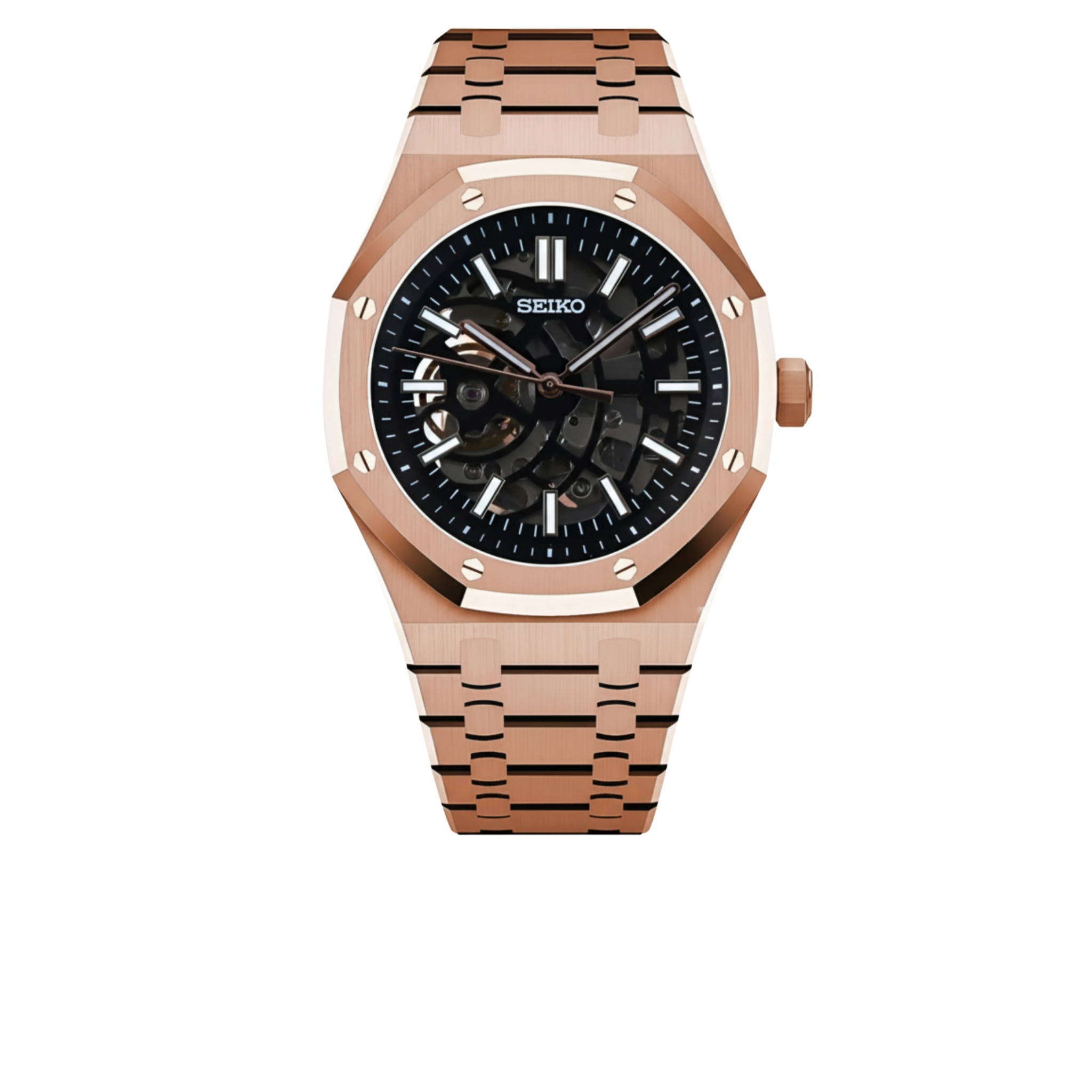 ROYAL SEIKOAK - ROSE GOLD SKELETON