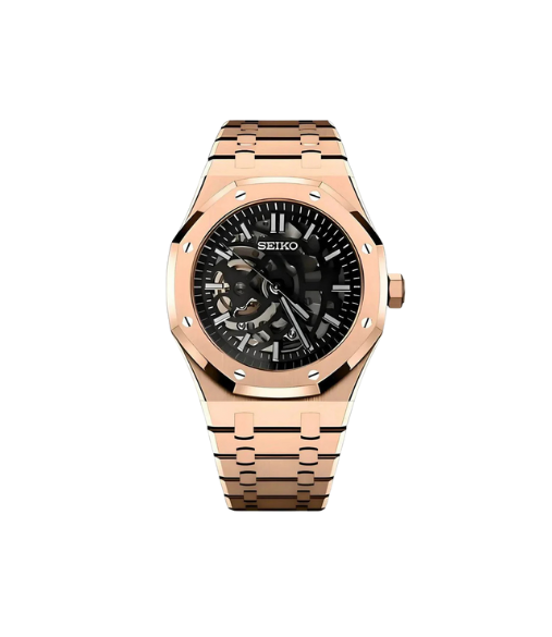 ROYAL SEIKOAK - ROSE GOLD SKELETON