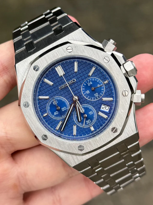 ROYAL SEIKOAK - BLUE CHRONOGRAPH