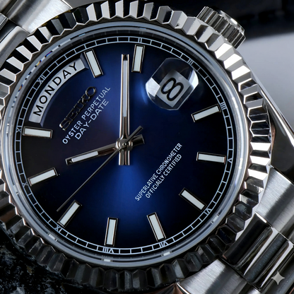 SEIKOJUST - DAYDATE BLUE