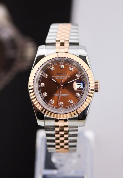 SEIKOJUST - CHOCOLATE JEWEL DIAL