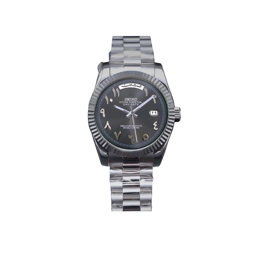 SEIKOJUST - DAYDATE ARABIC GREY