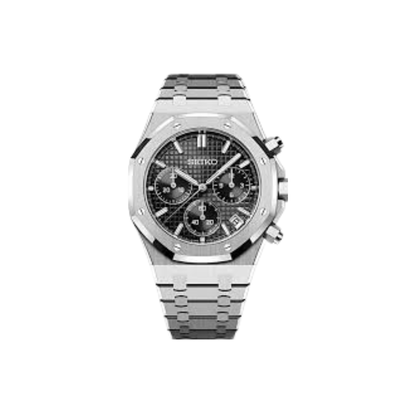 ROYAL SEIKOAK - BLACK CHRONOGRAPH