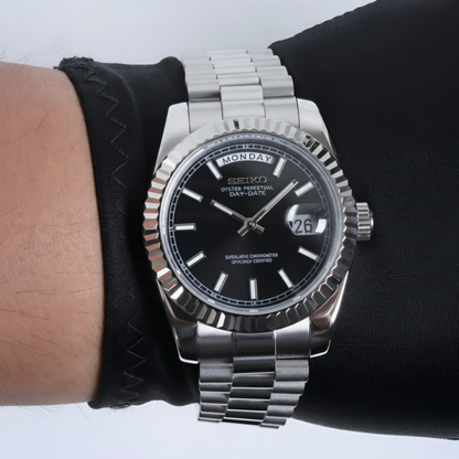 SEIKOJUST - DAYDATE BLACK