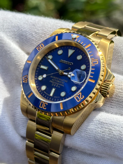 SEIKOMARINER - GOLD BLUE DIAL