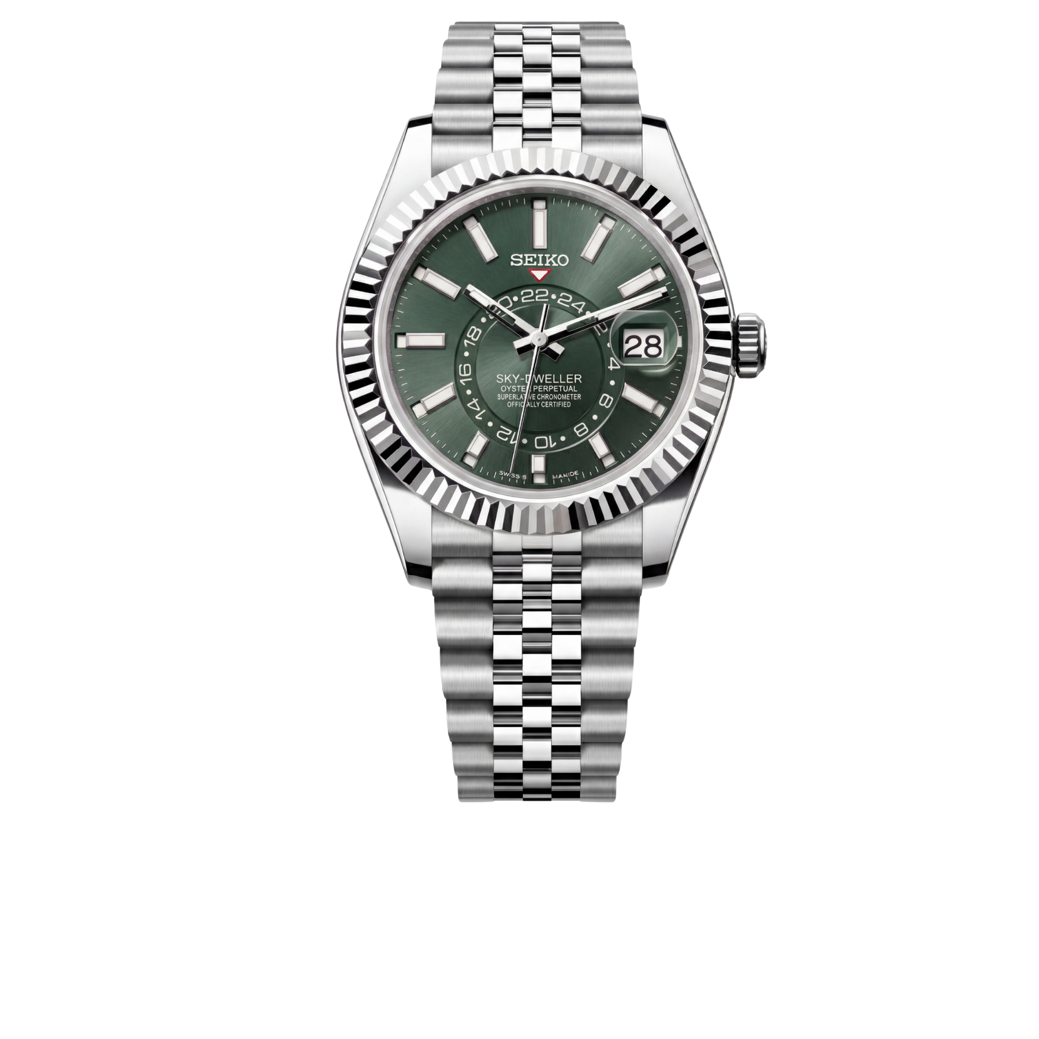 SEIKOJUST - SKY DWELLER MINT GREEN