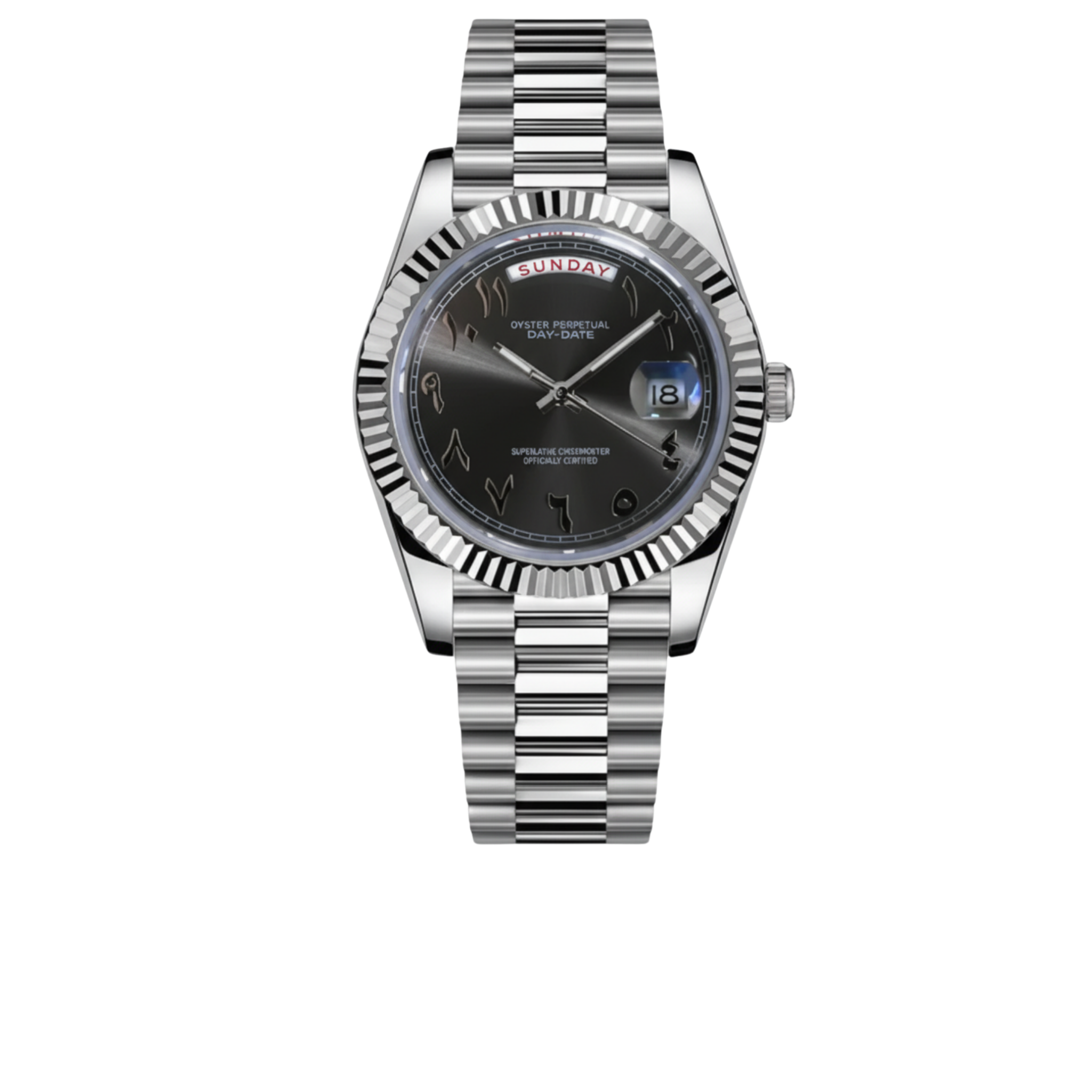 SEIKOJUST - DAYDATE ARABIC GREY